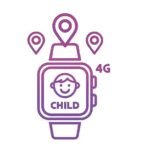 4G Watch Tracker for Child with real-time GPS tracking and instant calling feature
