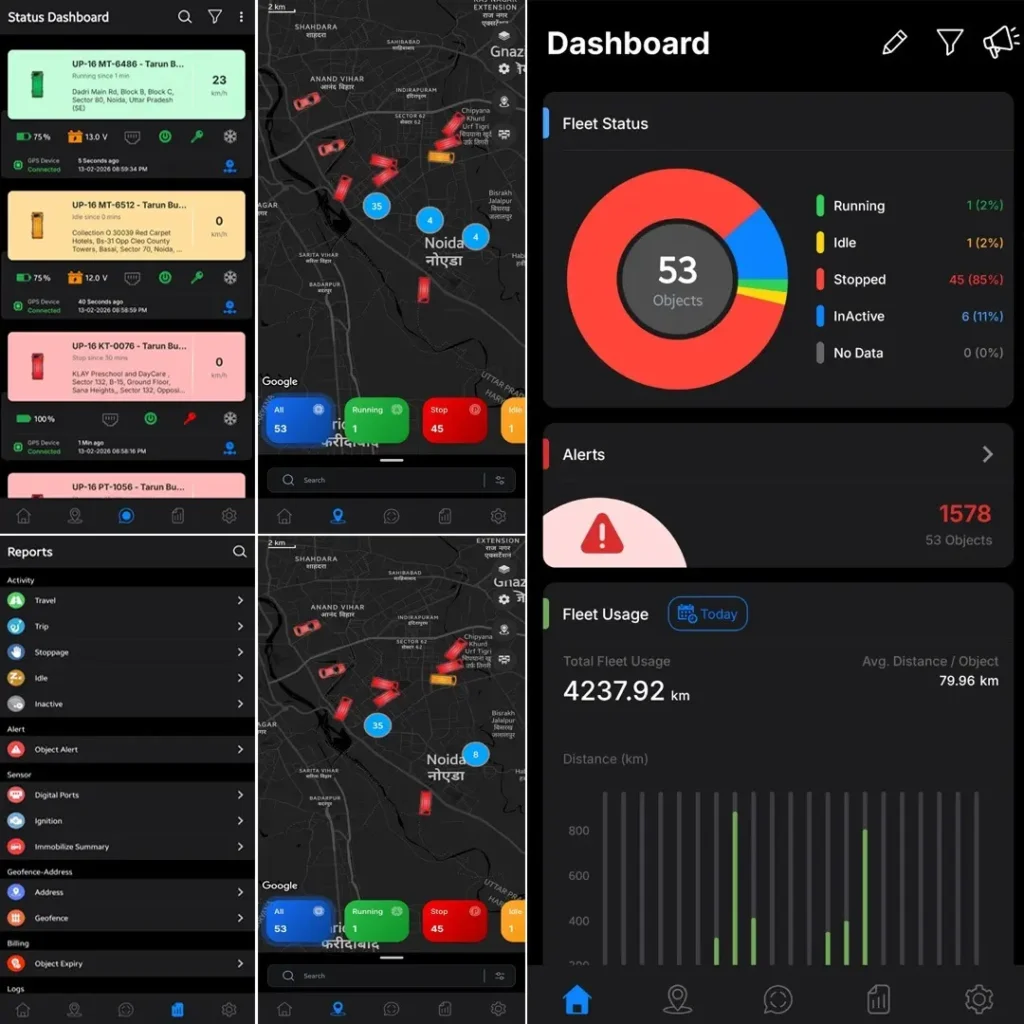 Smart and user-friendly World Track GPS solutions with real-time tracking, fuel monitoring, and multi-device compatibility