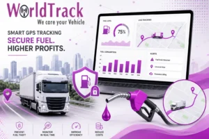Commercial fleet vehicles using GPS tracking systems for fuel monitoring and theft prevention